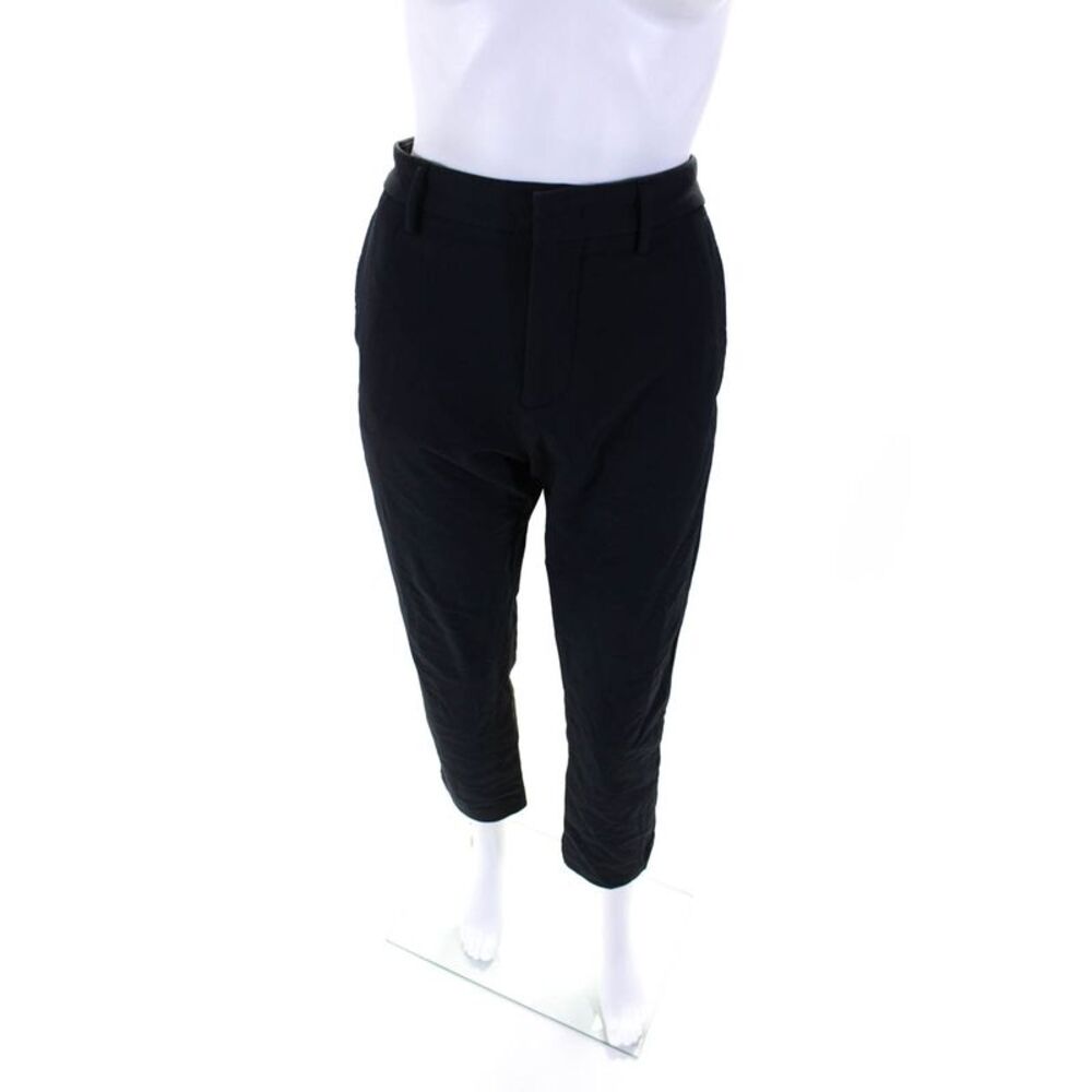 NN07 Womens Navy Blue Mid-Rise Regular Fit Tapered Leg Pants Size 33X32